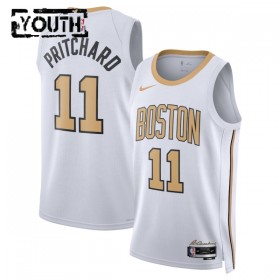 NBA Børn Trøje Boston Celtics Payton Pritchard 2025-26 Nike City Edition Hvid Swingman
